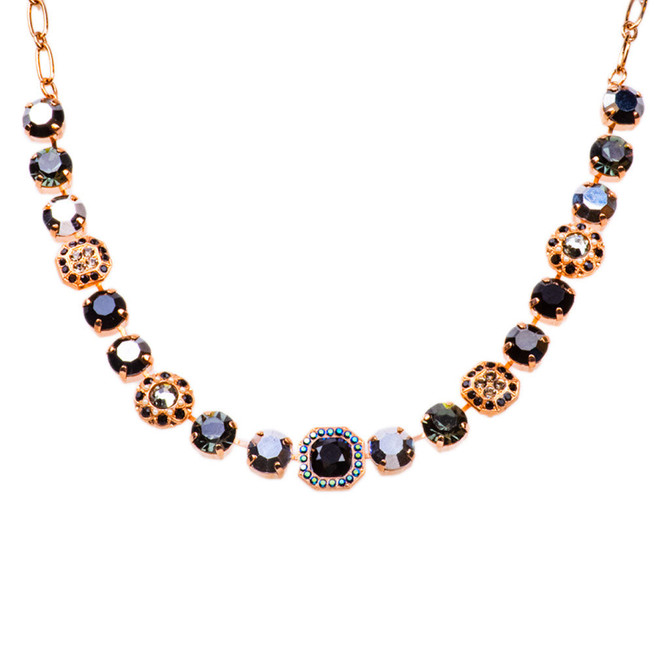 Mariana Lovable Square Cluster Necklace in Rocky Road - Preorder