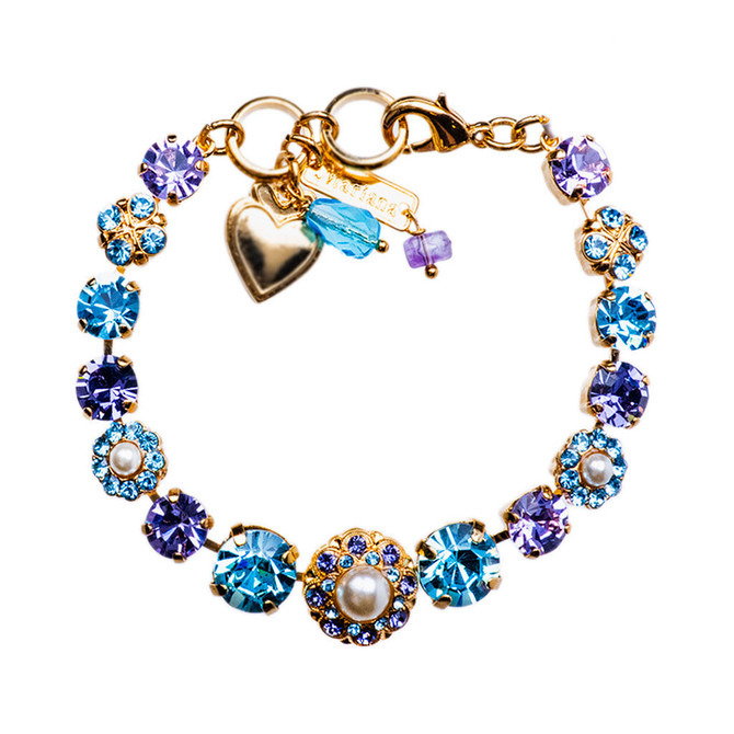 Mariana Round Must-Have Bracelet with Rosettes in Blue Moon - Preorder