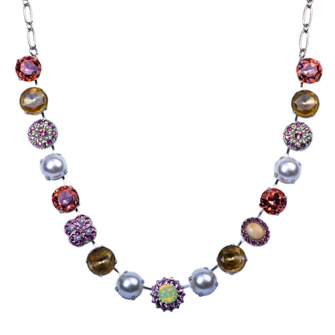 Mariana Extra Luxurious Cluster Necklace in Cake Batter - Preorder