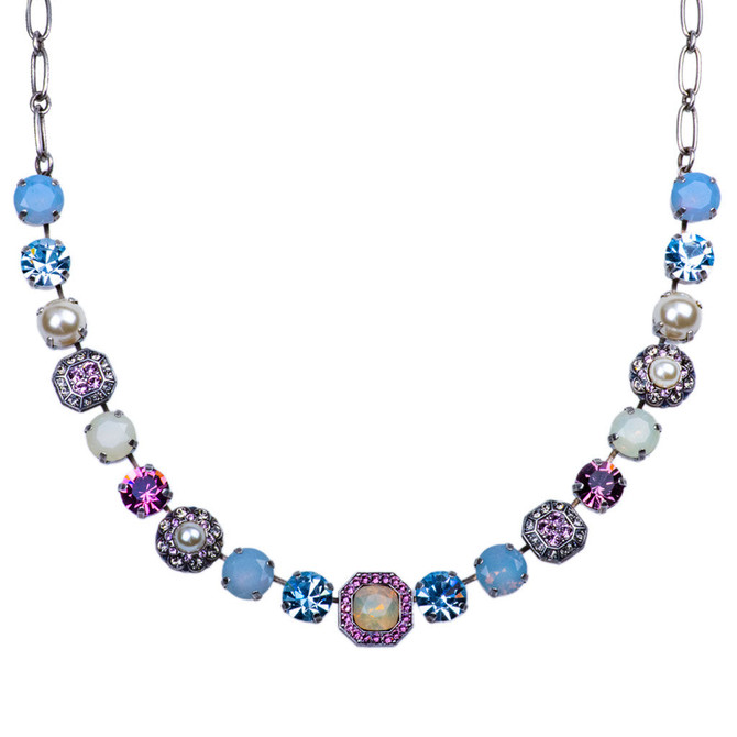 Mariana Lovable Square Cluster Necklace in Cake Batter - Preorder