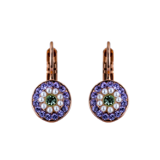 Mariana Petite Pave French Wire Earrings in Mint Chip - Preorder