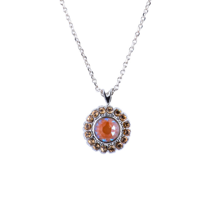 Mariana Cluster Disc Pendant in Butter Pecan - Preorder