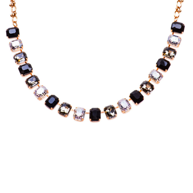Mariana Emerald Cut Necklace in Rocky Road - Preorder