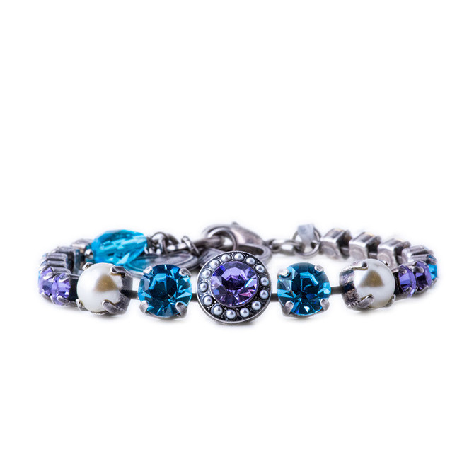 Mariana Fun Finds Graduated Tennis Bracelet Blue Moon - Preorder