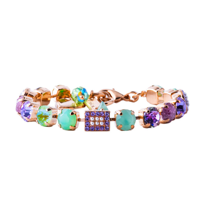 Mariana Must-Have Cluster and Pave Bracelet in Mint Chip - Preorder