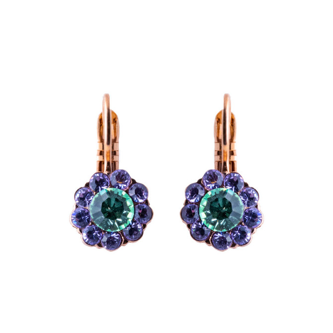 Mariana Must-Have Flower French Wire Earrings in Mint Chip - Preorder