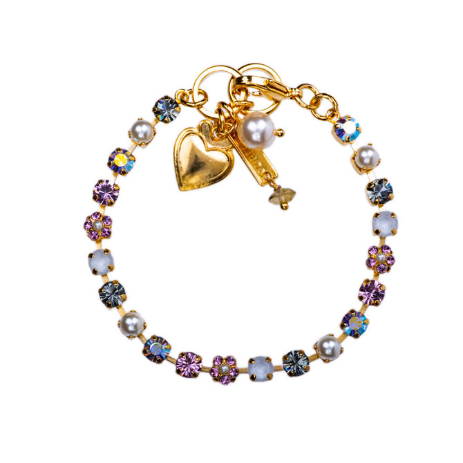 Mariana Petite Flower Bracelet in Cake Batter - Preorder