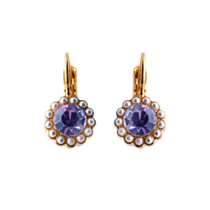 Mariana Must-Have Rosette French Wire Earrings in Blue Moon - Preorder