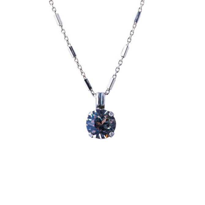 Mariana Lovable Round Single Stone Pendant in Crystal Moonlight - Preorder