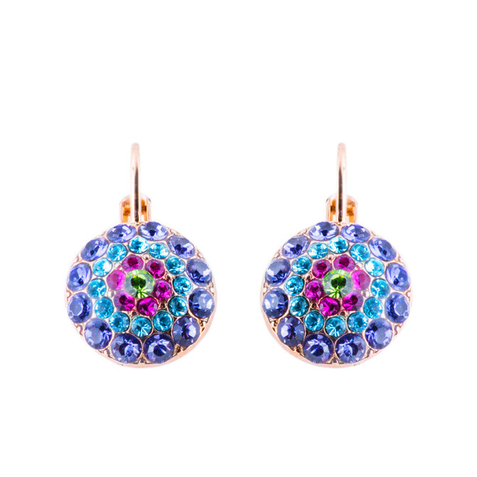 Mariana Pave French Wire Earrings in Rainbow Sherbet - Preorder