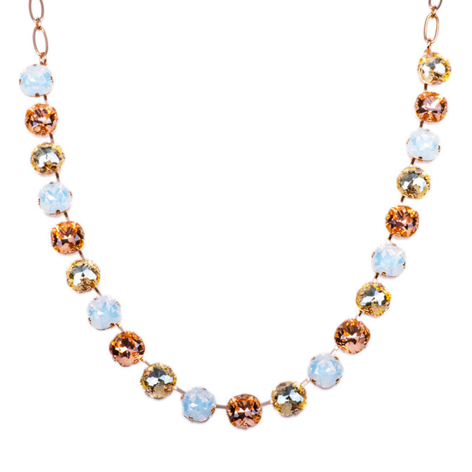 Mariana Lovable Cushion Cut Necklace in Cookie Dough - Preorder