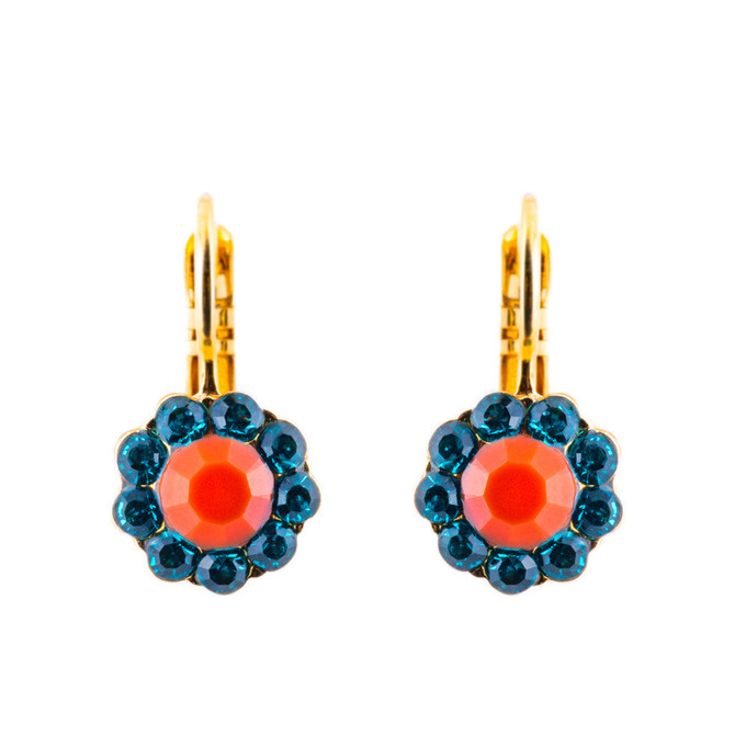 Mariana Must-Have Flower French Wire Earrings in Rainbow Sherbet - Preorder