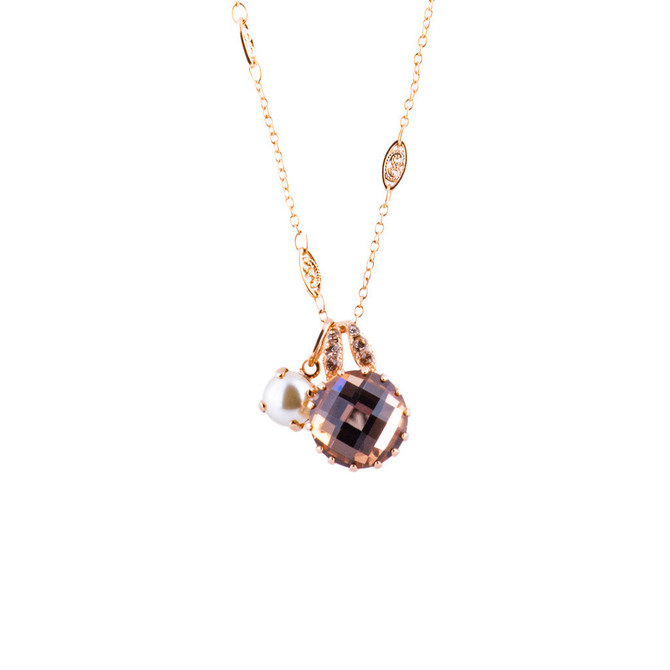 Mariana Double Stone Lovable Pendant in Cookie Dough - Preorder