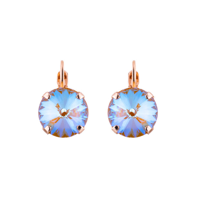 Mariana Extra Luxurious Rivoli Single Stone Post Earrings in Sun-kissed Horizon - Preorder