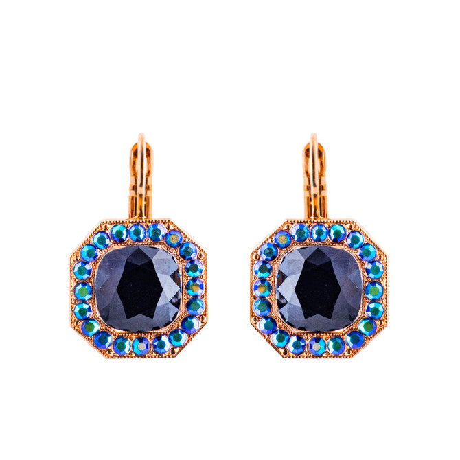 Mariana Octagon Cluster French Wire Earrings in Rocky Road - Preorder