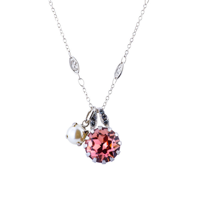 Mariana Double Stone Lovable Pendant in Cake Batter - Preorder