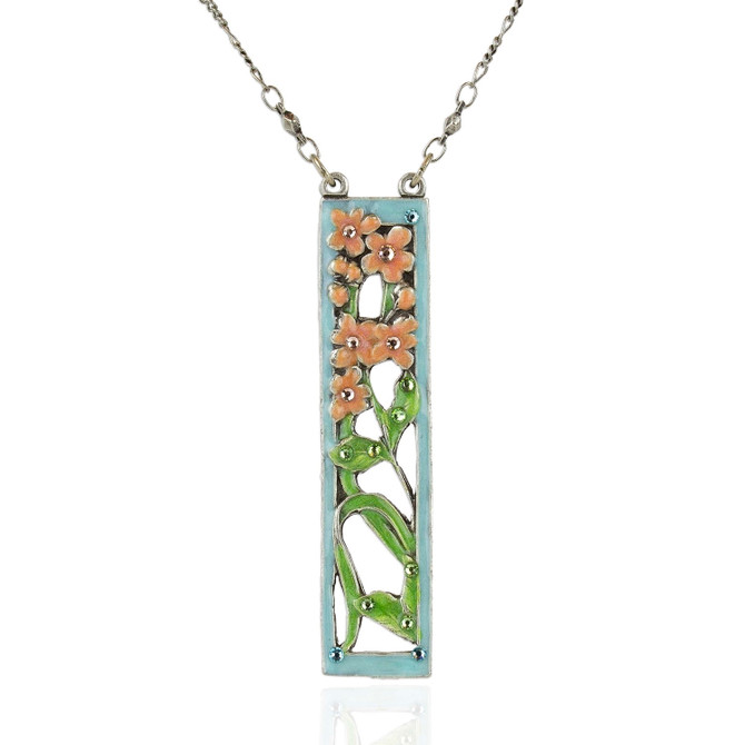 Anne Koplik Gladys Crystal Flower Necklace