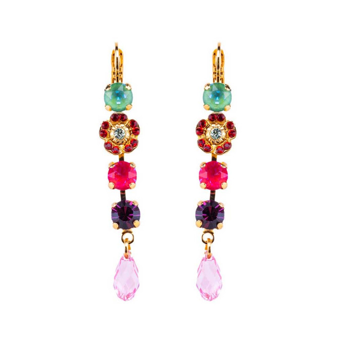 Mariana Petite Dangle Cosmos Leverback Earring in Enchanted - Preorder