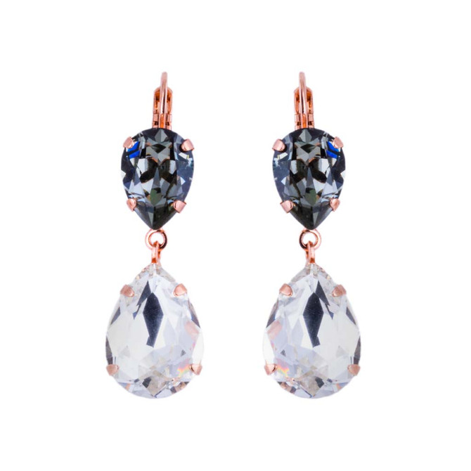 Mariana Double Pear Leverback Earrings in Ice Queen - Preorder