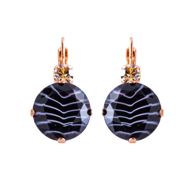 Mariana Extra Luxurious Double Stone Leverback Earrings in Magic - Preorder