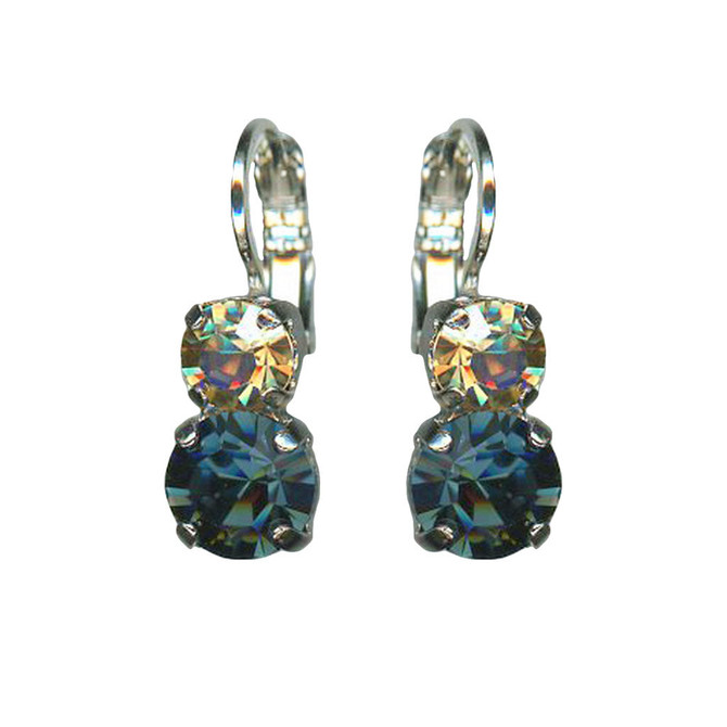 Mariana Must-Have Classic Two-Stone Leverback Earrings in Fairytale - Preorder