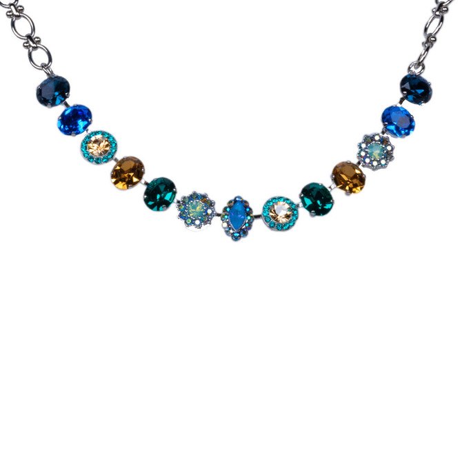 Mariana Oval Cluster Necklace in Fairytale - Preorder