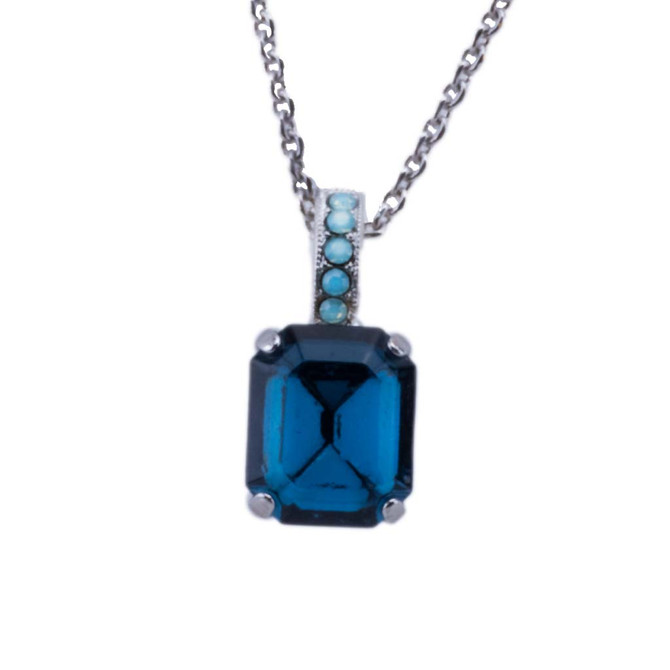 Mariana Emerald Cut Pendant in Fairytale - Preorder