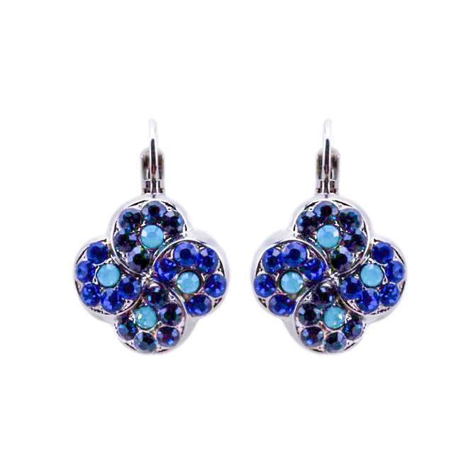 Mariana Extra Luxurious Clover Leverback Earrings in Fairytale - Preorder