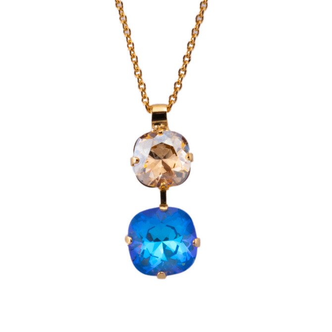 Mariana Small and Large Cushion Cut Pendant in Fairytale - Preorder