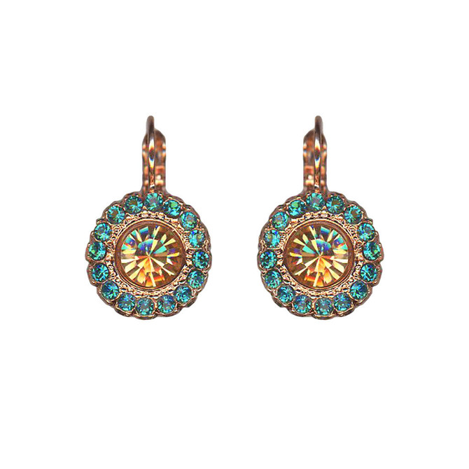 Mariana Halo Disc Leverback Earrings in Fairytale - Preorder