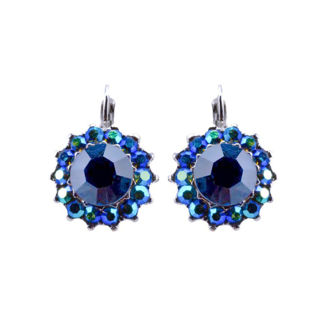 Mariana Extra Luxurious Rosette Leverback Earrings in Fairytale - Preorder