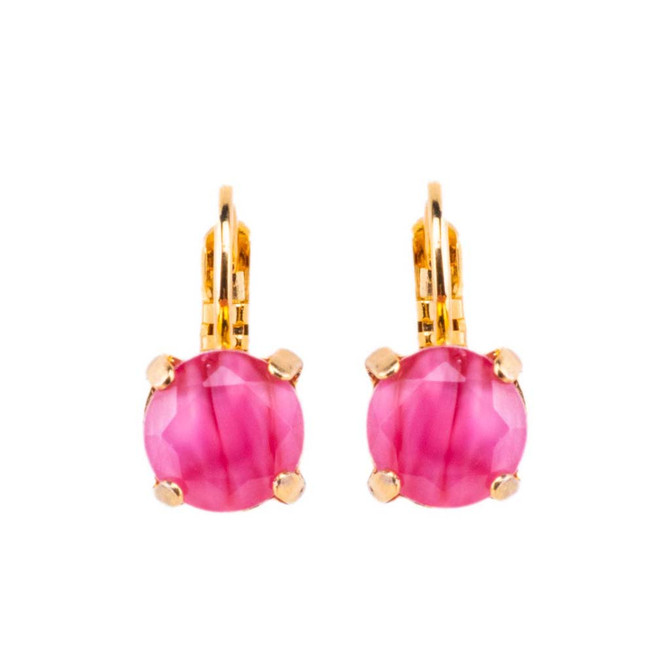 Mariana Must-Have Everyday Leverback Earrings in Strawberry Tiger Eye - Preorder