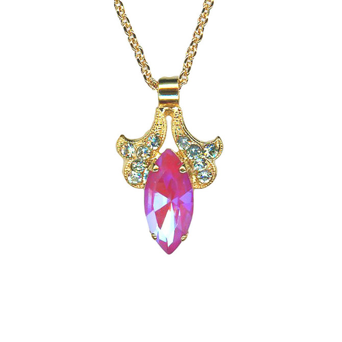 Mariana Ornate Marquise Pendant in Enchanted - Preorder