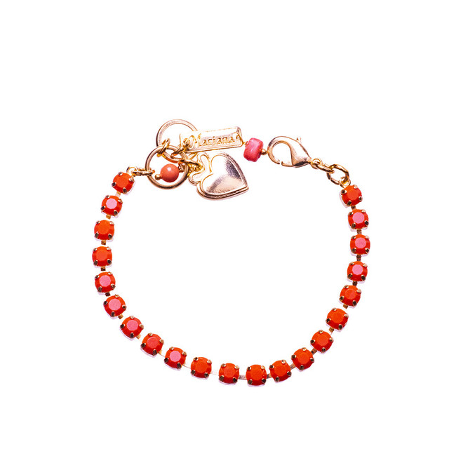 Mariana Petite Everyday Bracelet in Coral - Preorder