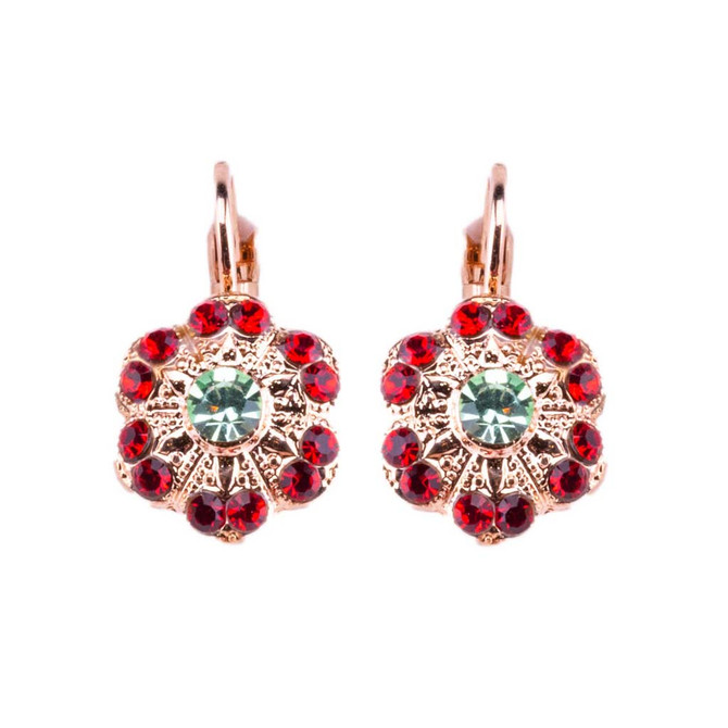 Mariana Lovable Flower Leverback Earrings in Enchanted - Preorder