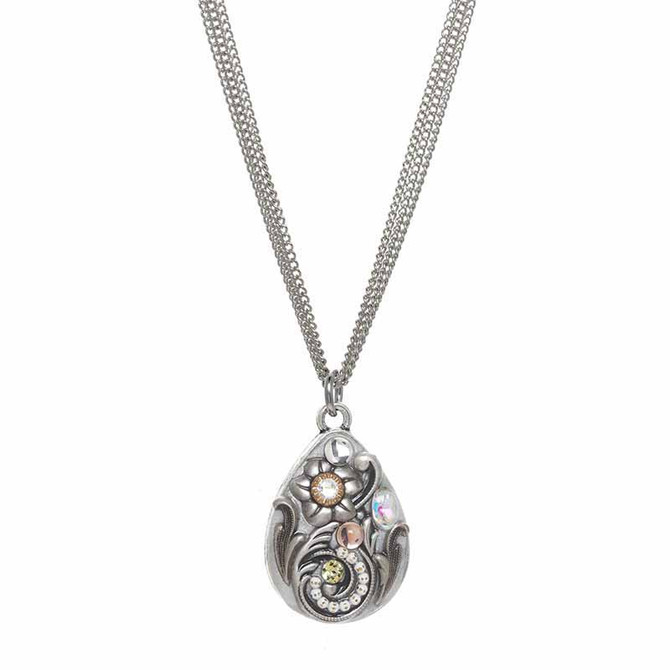 Michal Golan Silverlining Drop Necklace I