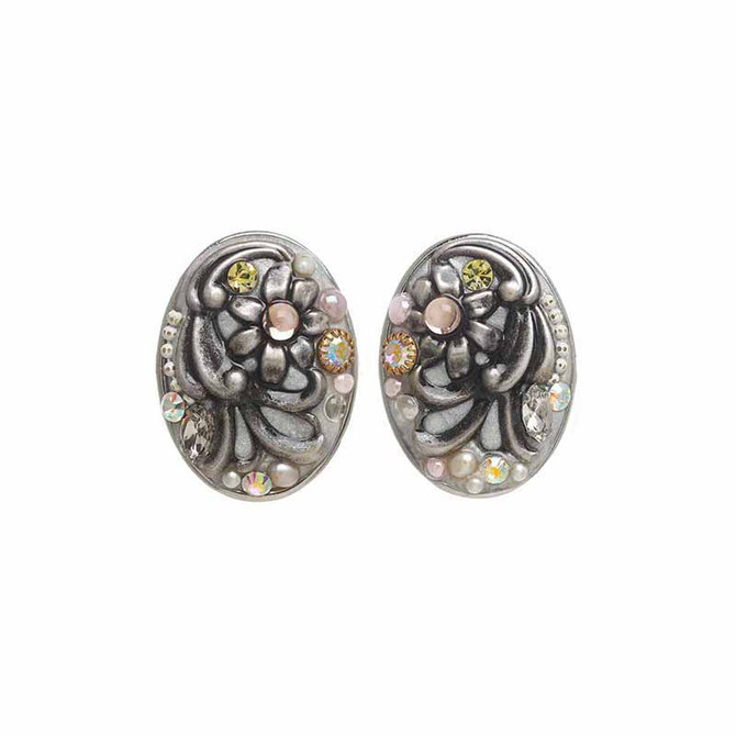 Michal Golan Silverlining Oval Earrings IV