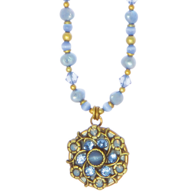 Michal Golan Bluebell Bloom Necklace