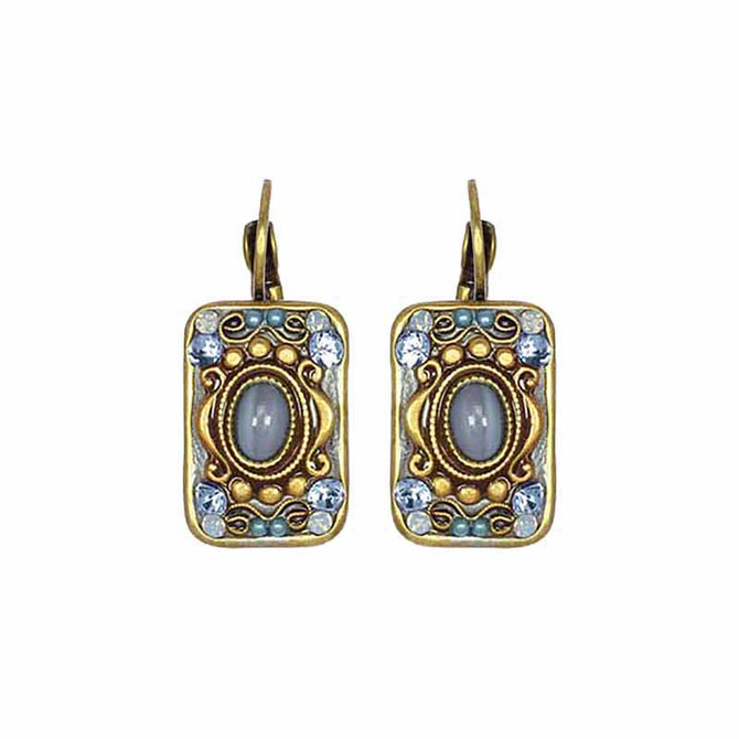 Michal Golan Bluebell Rectangle Earrings