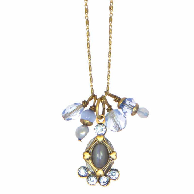 Michal Golan Bluebell Charm Necklace