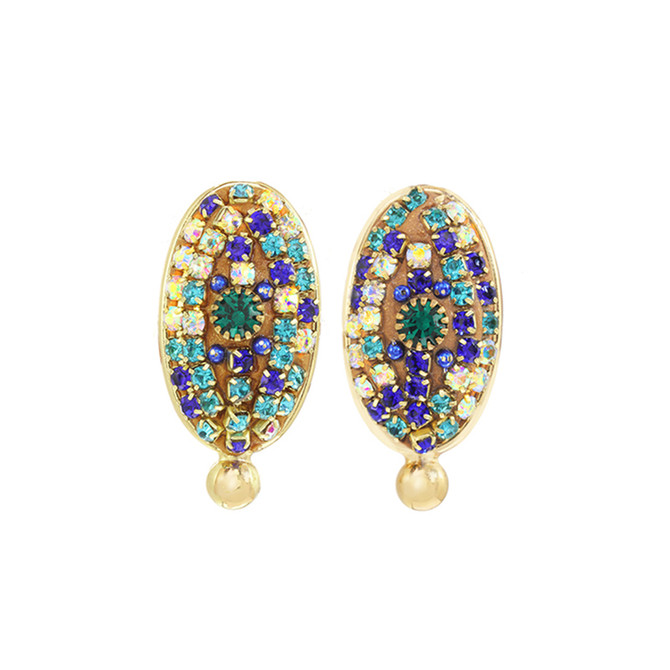 Michal Golan Bella Insight Oval Earrings