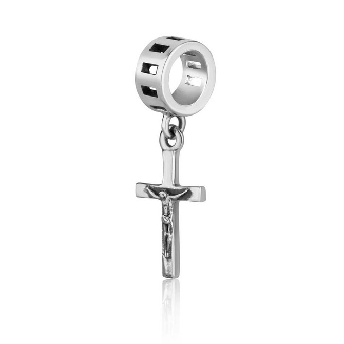 Crucifix Sterling Silver Charm