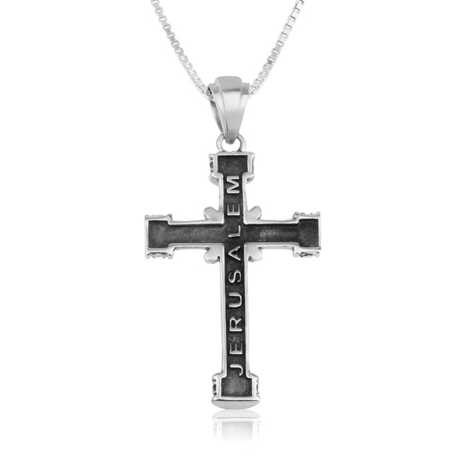 Trinity Sterling Silver Cross Pendant