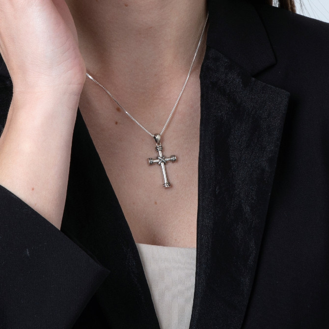 Trinity Sterling Silver Cross Pendant