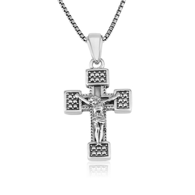 Silver Crucifix Pendant Cross