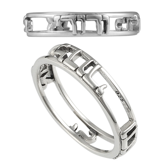 Ani Ledodi Handcrafted Shiny Silver Ring
