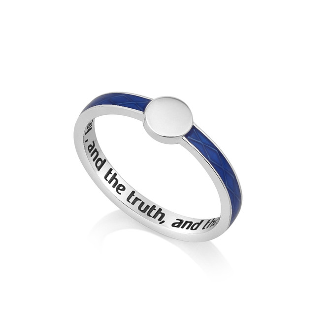 Blessing Ring - I am the way  and the truth and the life John 14 6