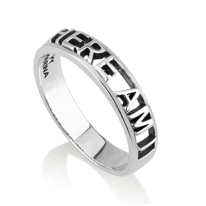 Here Am I Sterling Silver Ring