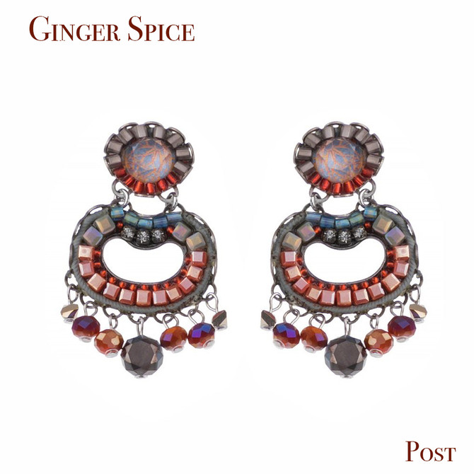 Ayala Bar Ginger Spice Gossip Girl Earrings