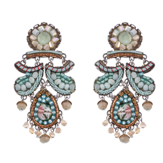 Ayala Bar Mint Flavor Glacial Frost Earrings